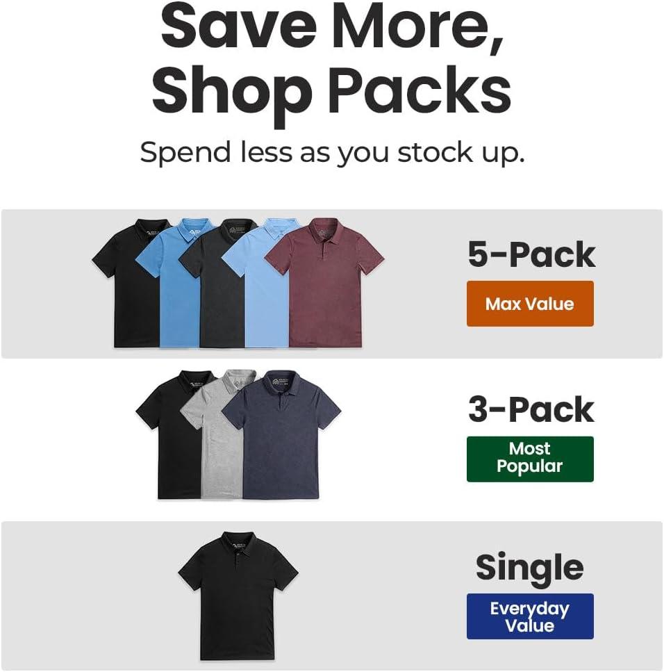 imageINTO THE AM Polo Shirts for Men Soft Cotton Slim Fit Short Sleeve Collared Shirt Men S 4XL Fitted PolosSingle a Nonbranded White