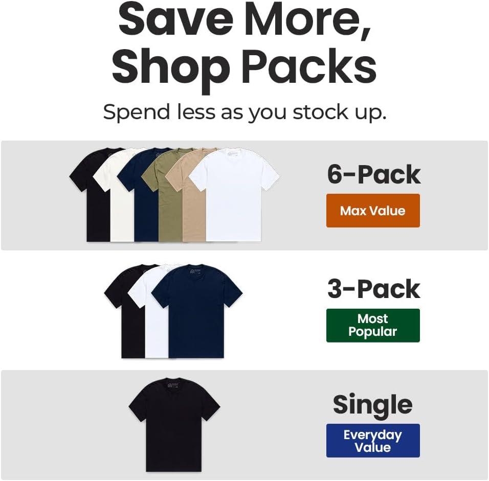 imageINTO THE AM Heavyweight T Shirts for Men S 3XL Boxy Oversized 100 Cotton Thick Heavy Weight Tshirts Mens TeesNavy