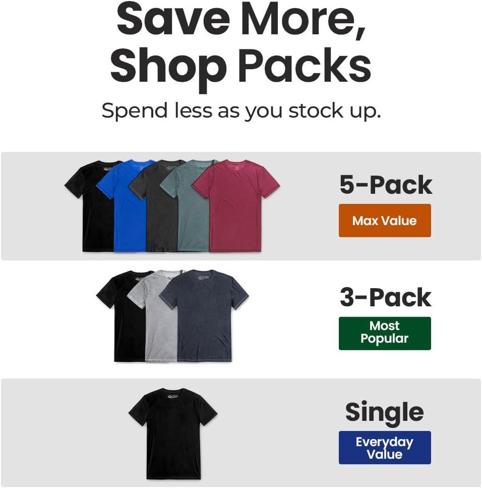 imageINTO THE AM Workout Shirts for Men Dry Fit Short Sleeve Athletic Gym Tees Running Fitted Tshirts S 4XLIndigo Logo