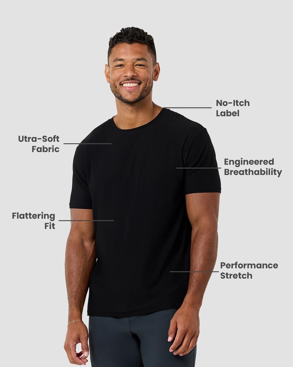 image:imageWorkout Shirts for Men Dry Fit Athletic Gym Tees Quick Dry S4XL Moisture wicking dry fit gym shirts with 4way stretch amp UPF 30 sun protection for workouts running gym amp trainingCool Blue Logo