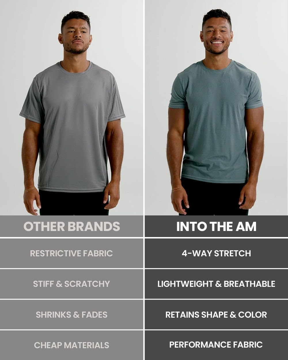 image:imageWorkout Shirts for Men Dry Fit Athletic Gym Tees Quick Dry S4XL Moisture wicking dry fit gym shirts with 4way stretch amp UPF 30 sun protection for workouts running gym amp trainingCool Blue Logo