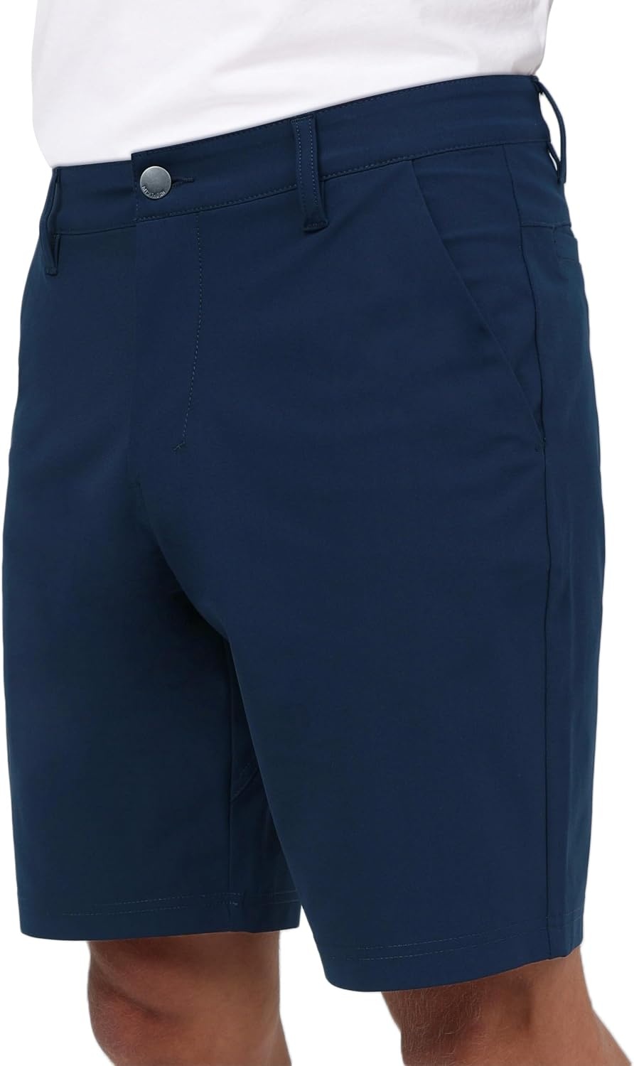 image:imageMens Shorts Stretch Chino Golf Casual Dress Flat Front 7 amp 9 InchNavy