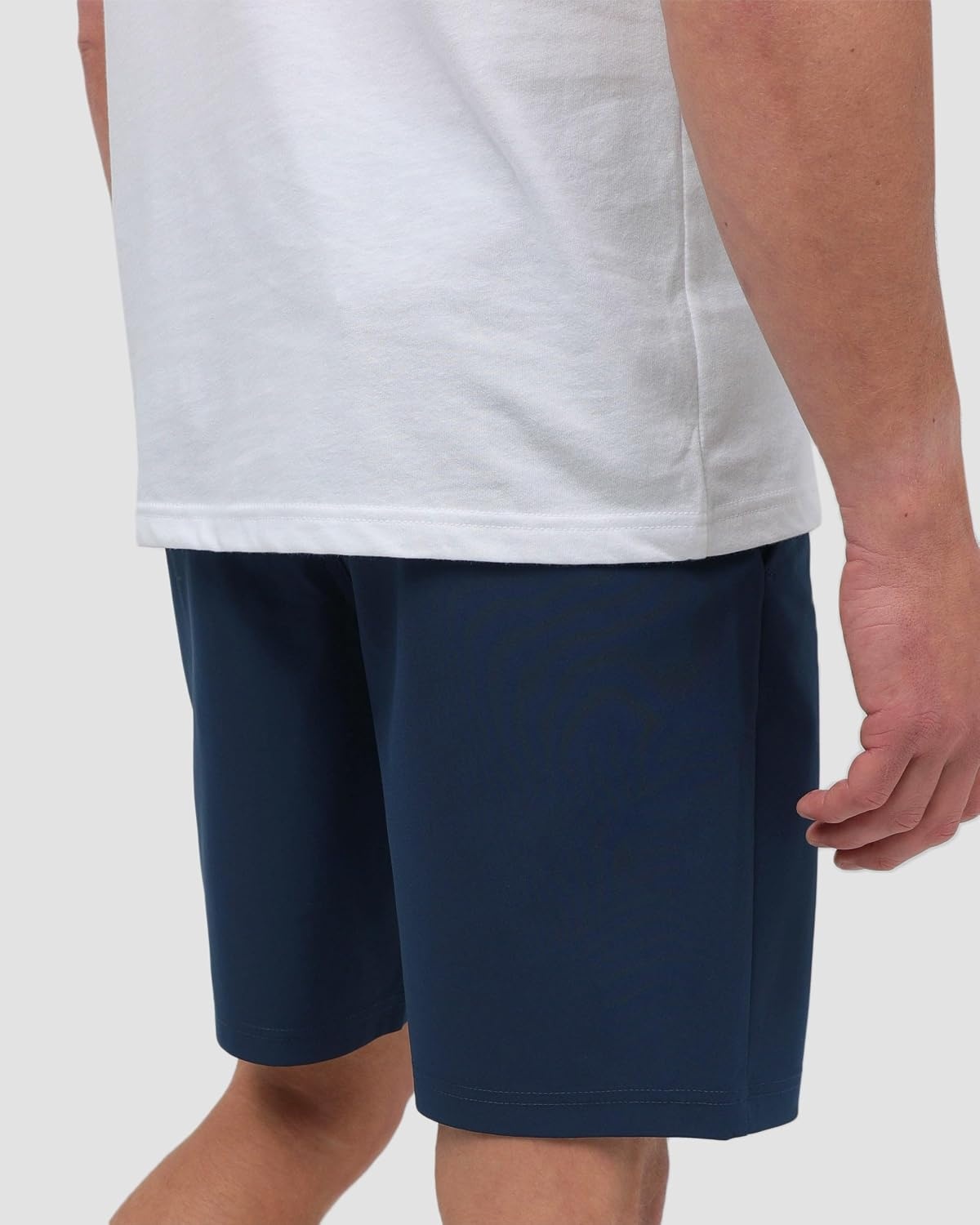 image:imageMens Shorts Stretch Chino Golf Casual Dress Flat Front 7 amp 9 InchNavy