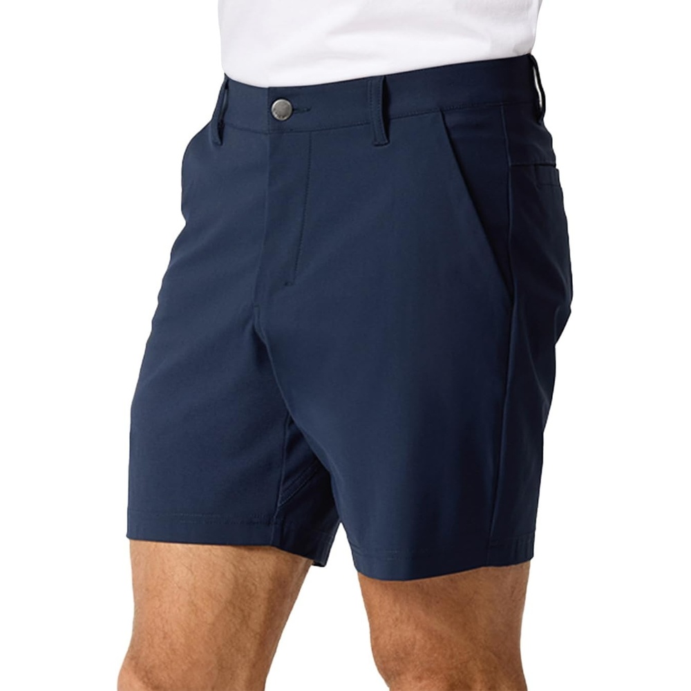 image:imageMens Shorts Stretch Chino Golf Casual Dress Flat Front 7 amp 9 InchNavy