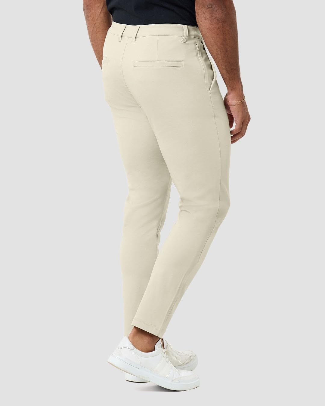 image:imageCasual Pants for Men Slim Fit Stretch Chino Tech Travel Pants TaperedBeige