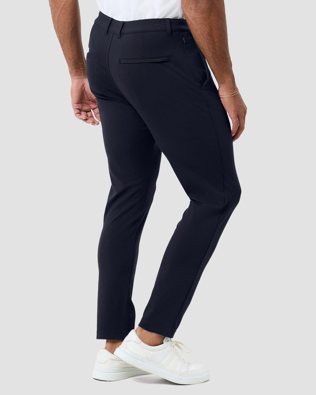 image:imageCasual Pants for Men Slim Fit Stretch Chino Tech Travel Pants TaperedMidnight Navy