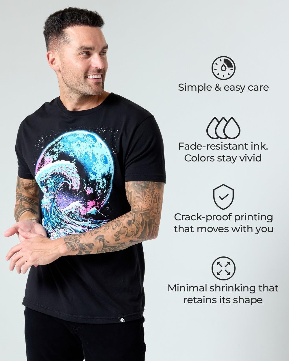 image:imageGraphic Tees for Men Cool Art Short Sleeve TShirts Soft Slim Fit S4XLLife After