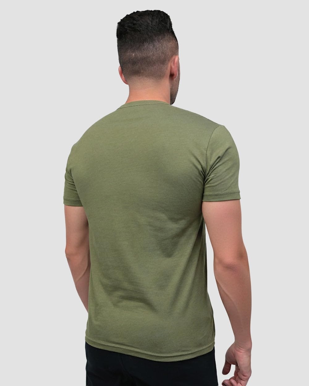image:imageGraphic Tees for Men Cool Art Short Sleeve TShirts Soft Slim Fit S4XLOverseer Olive Green