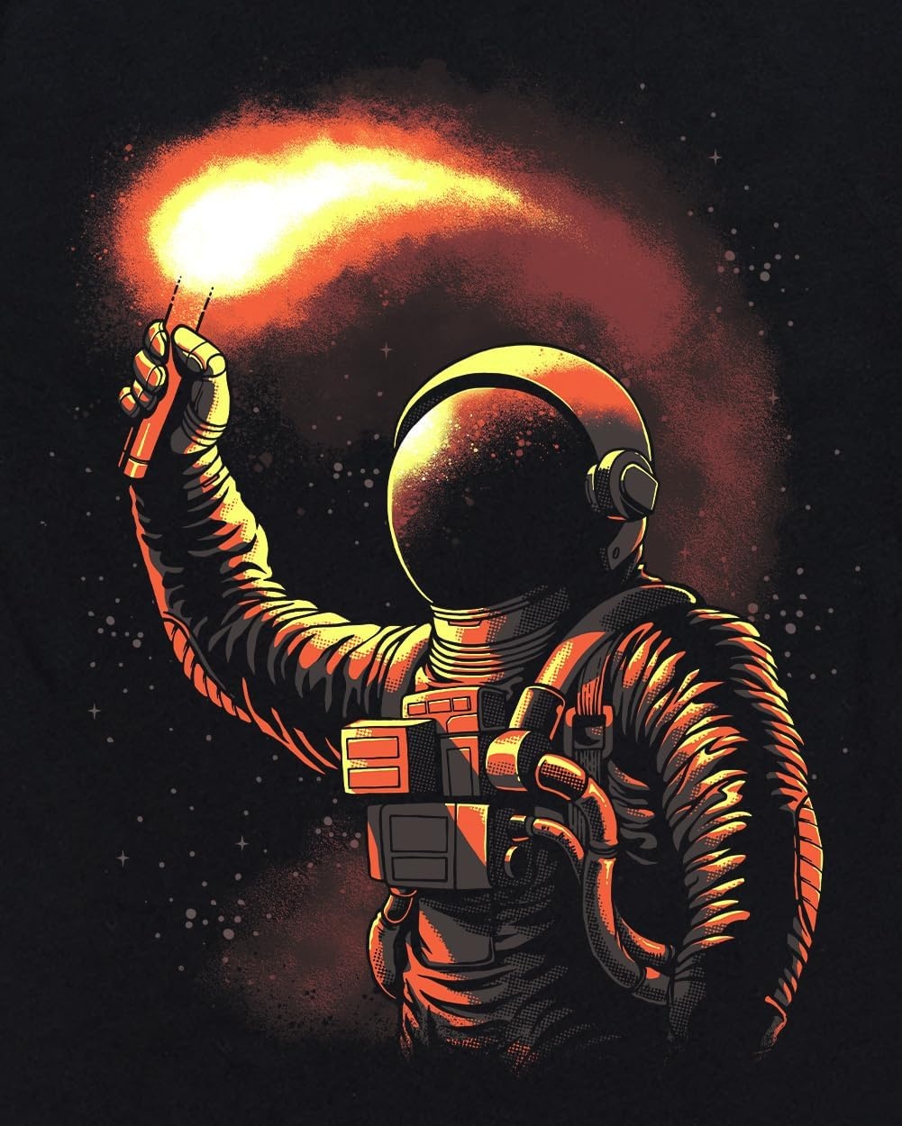 image:imageGraphic Tees for Men Cool Art Short Sleeve TShirts Soft Slim Fit S4XLStellar Flare