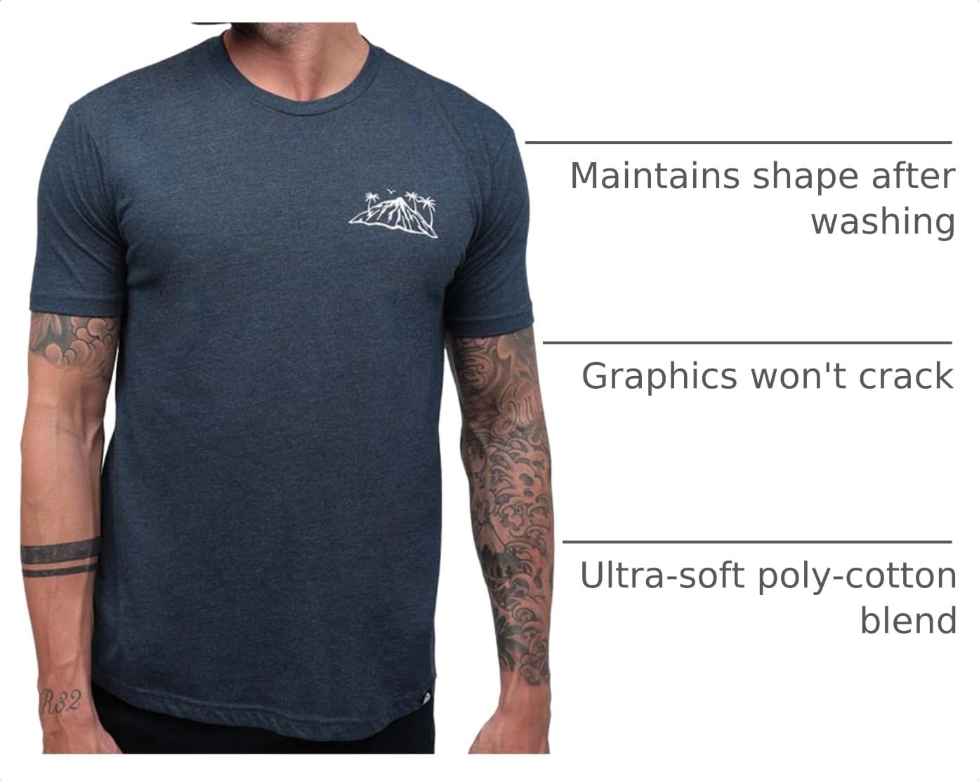 image:imageGraphic Tees for Men Cool Art Short Sleeve TShirts Soft Slim Fit S4XLSummer Islands