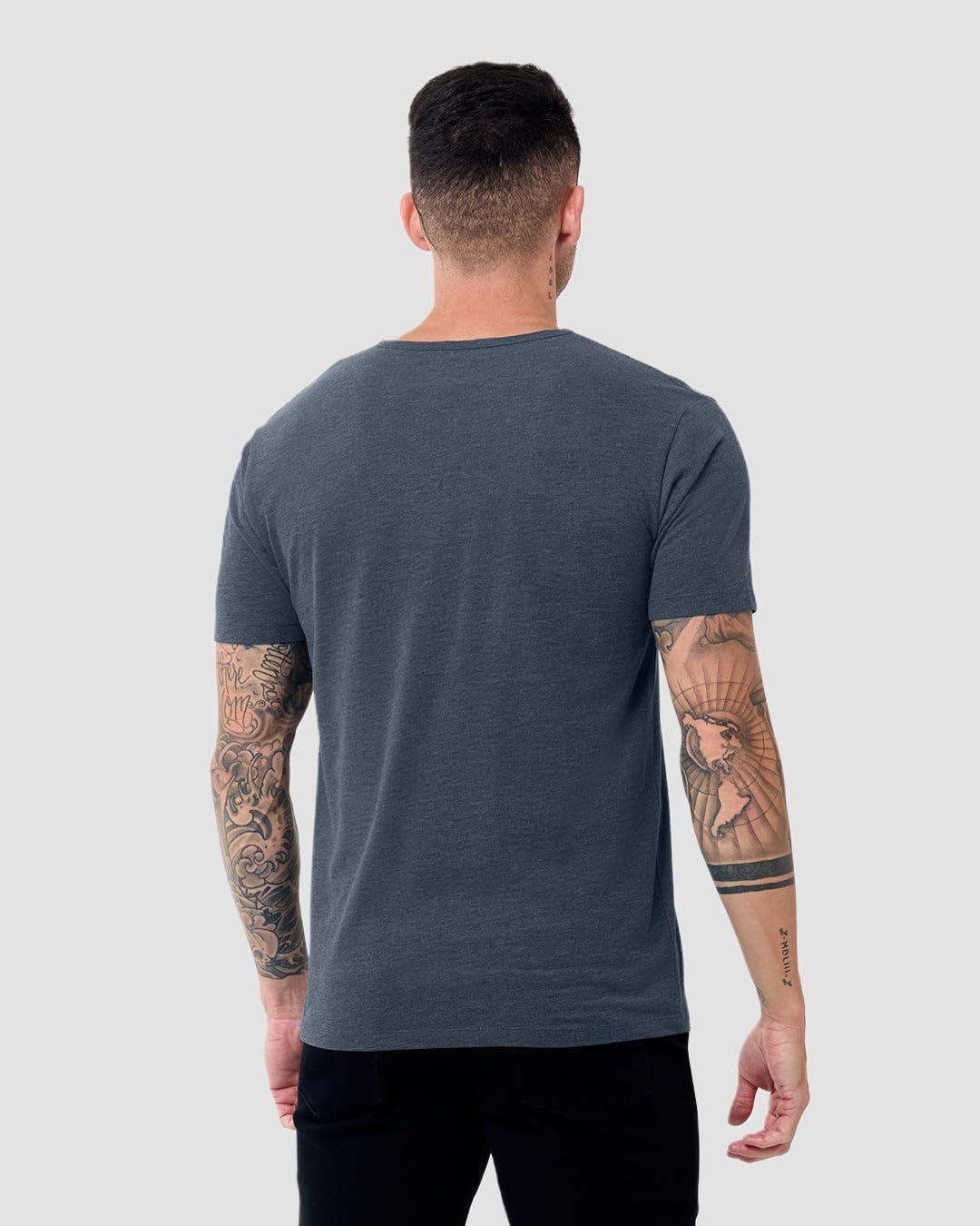image:imageHenley Shirts for Men Short Sleeve Casual Fitted 3 Button Crew S4XLNavy Nologo