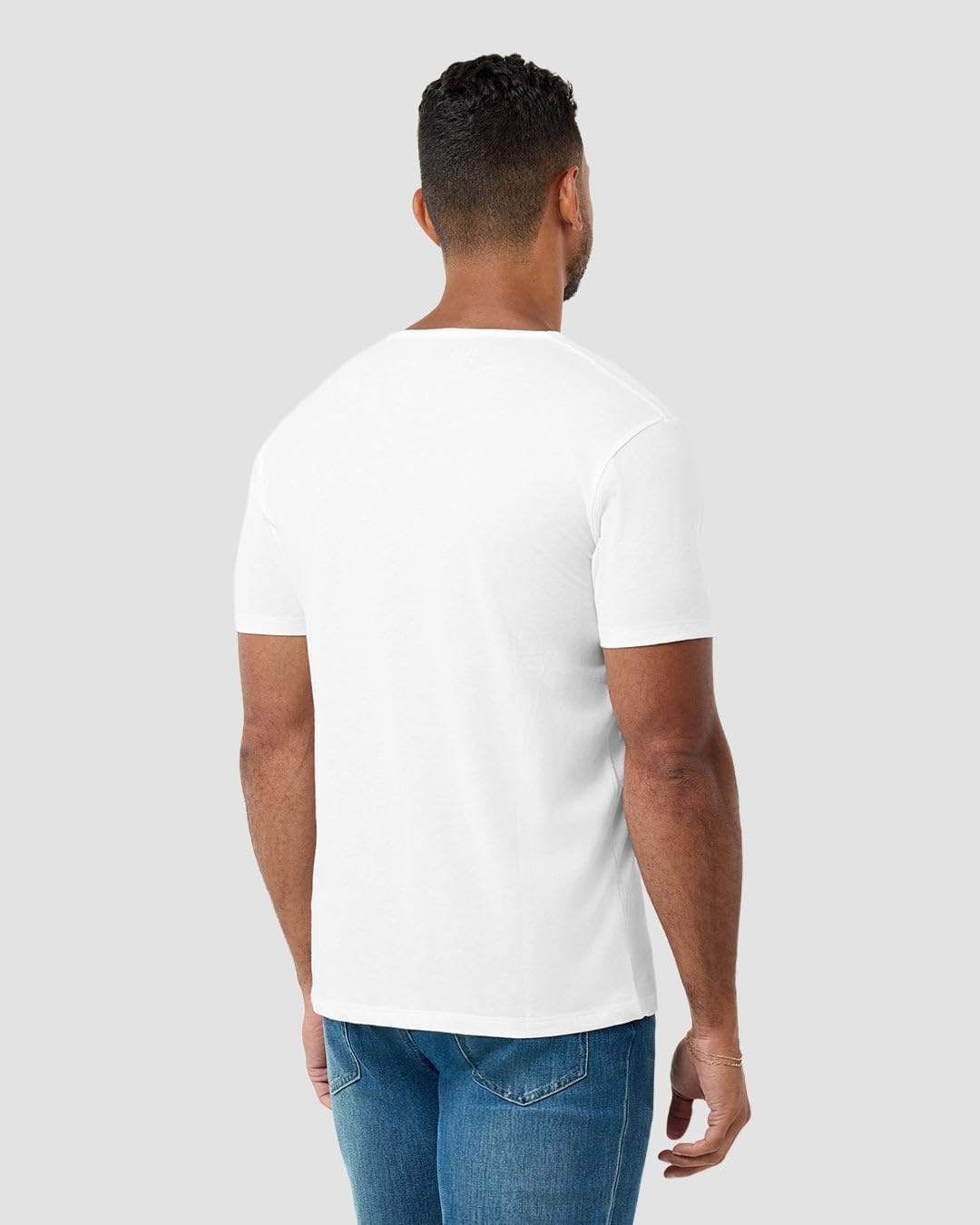 image:imageHenley Shirts for Men Short Sleeve Casual Fitted 3 Button Crew S4XLWhite Logo