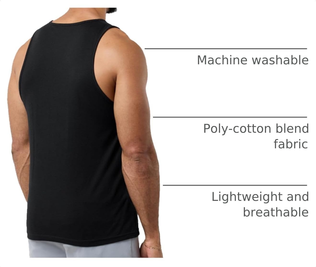 image:imageINTO THE AM Graphic Tank Tops for Men Cool Summer Beach Muscle Tanks S2XLBrain Invader