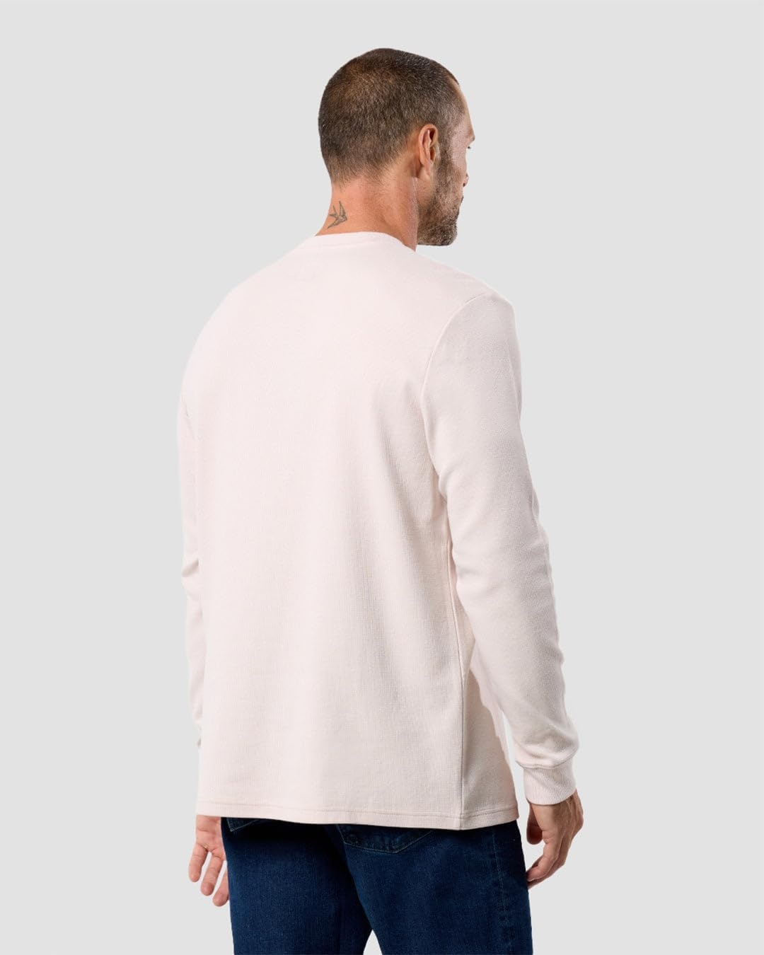 image:imageLong Sleeve Waffle Knit Crew by INTO THE AMBeige
