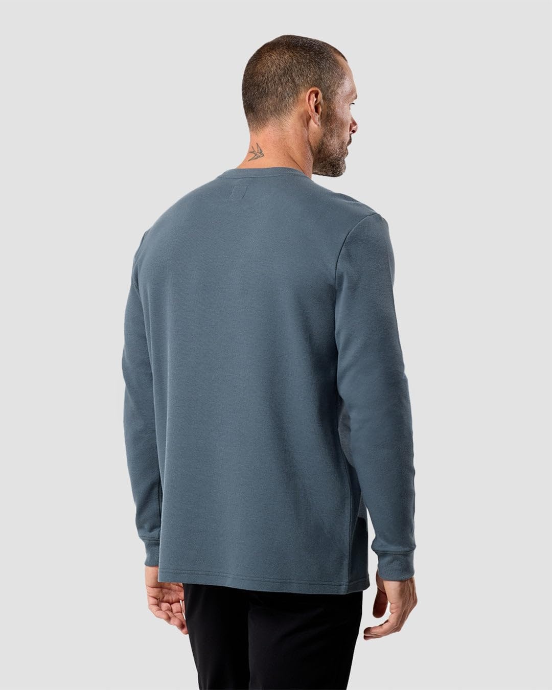 image:imageLong Sleeve Waffle Knit Crew by INTO THE AMIndigo