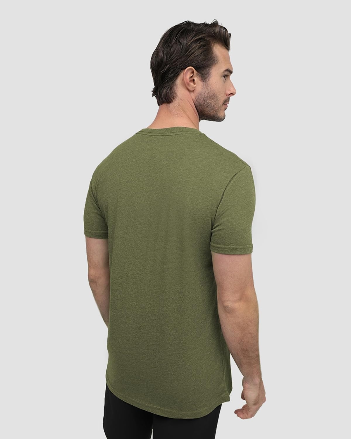 image:imagePocket T Shirts for Men Soft Cotton Crew Neck Fitted Casual Tees S4XLOlive Green Nologo