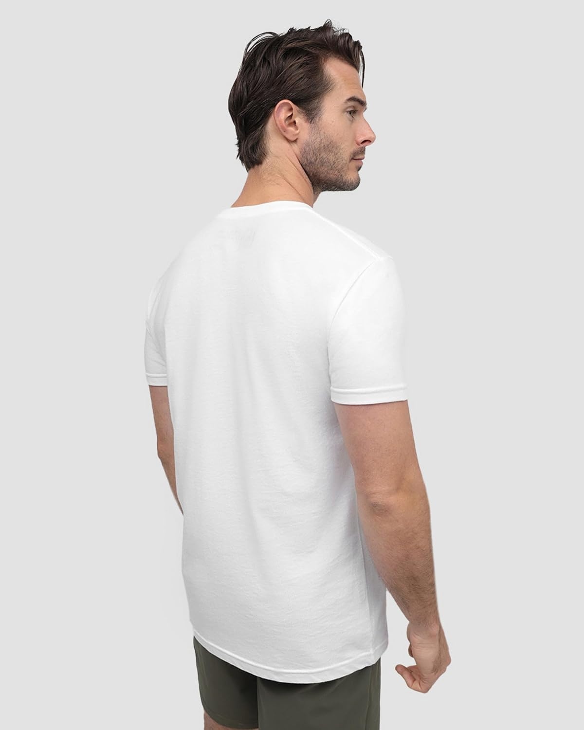image:imagePocket T Shirts for Men Soft Cotton Crew Neck Fitted Casual Tees S4XLWhite Nologo