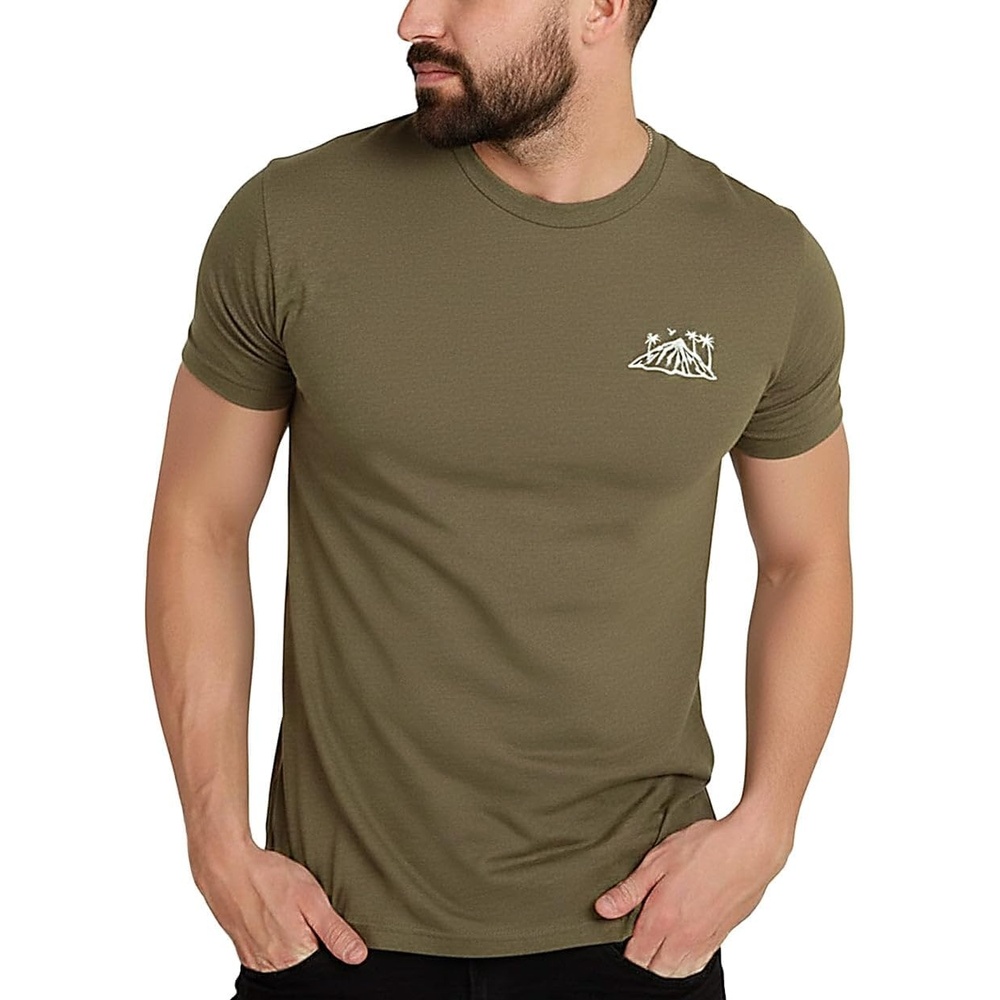 image:imageGraphic Tees for Men Cool Art Short Sleeve TShirts Soft Slim Fit S4XLA Summer Islands