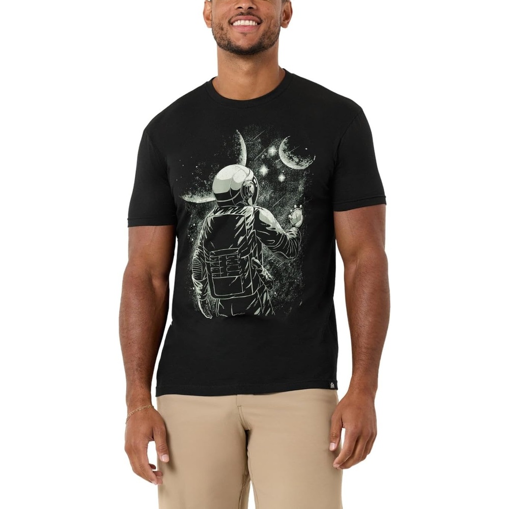 image:imageGraphic Tees for Men Cool Art Short Sleeve TShirts Soft Slim Fit S4XLGalaxy Guide