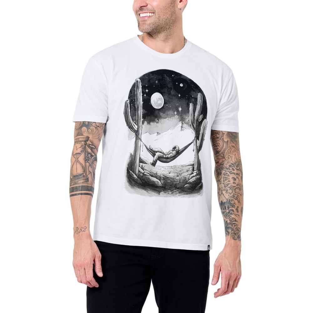 image:imageGraphic Tees for Men Cool Art Short Sleeve TShirts Soft Slim Fit S4XLInfinite Gaze