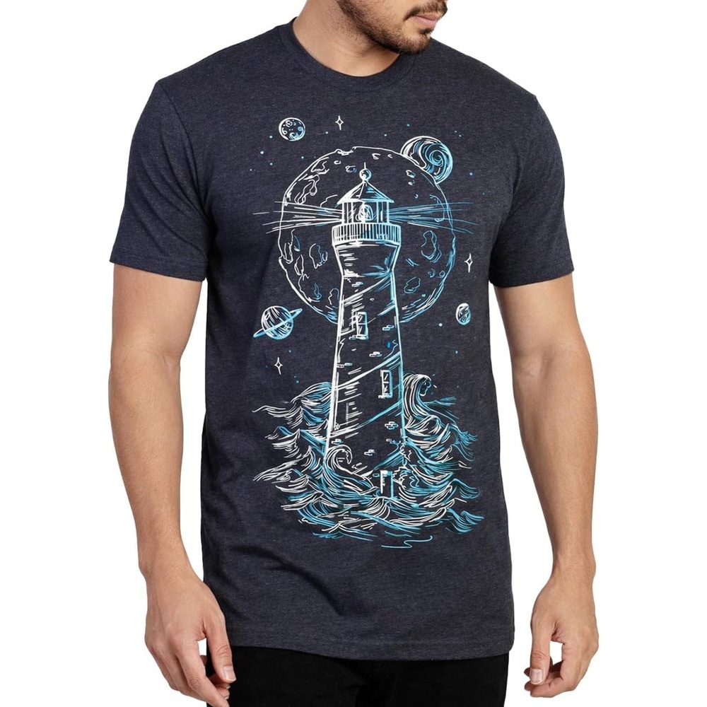 image:imageGraphic Tees for Men Cool Art Short Sleeve TShirts Soft Slim Fit S4XLLook Out