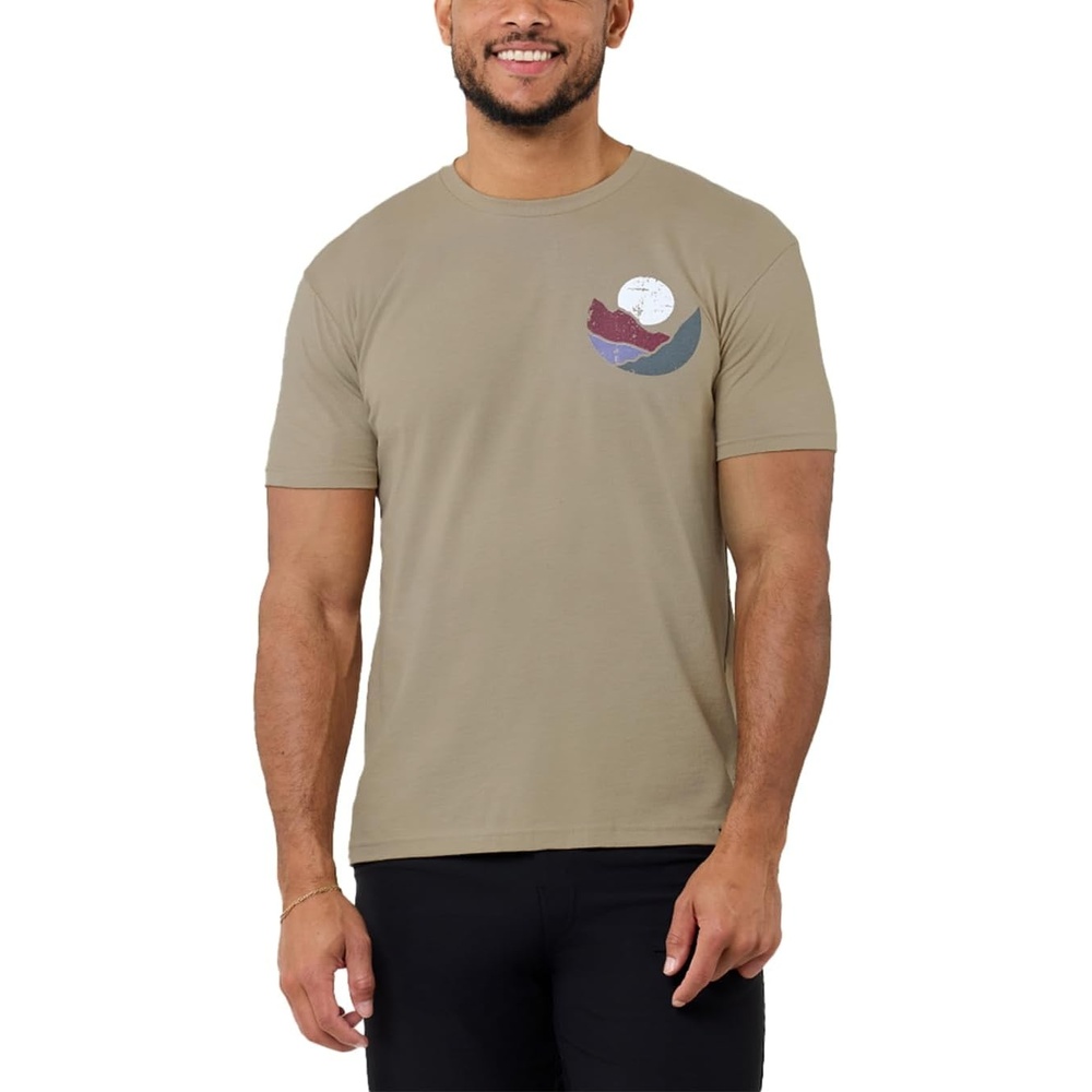 image:imageGraphic Tees for Men Cool Art Short Sleeve TShirts Soft Slim Fit S4XLMoonlit Valley