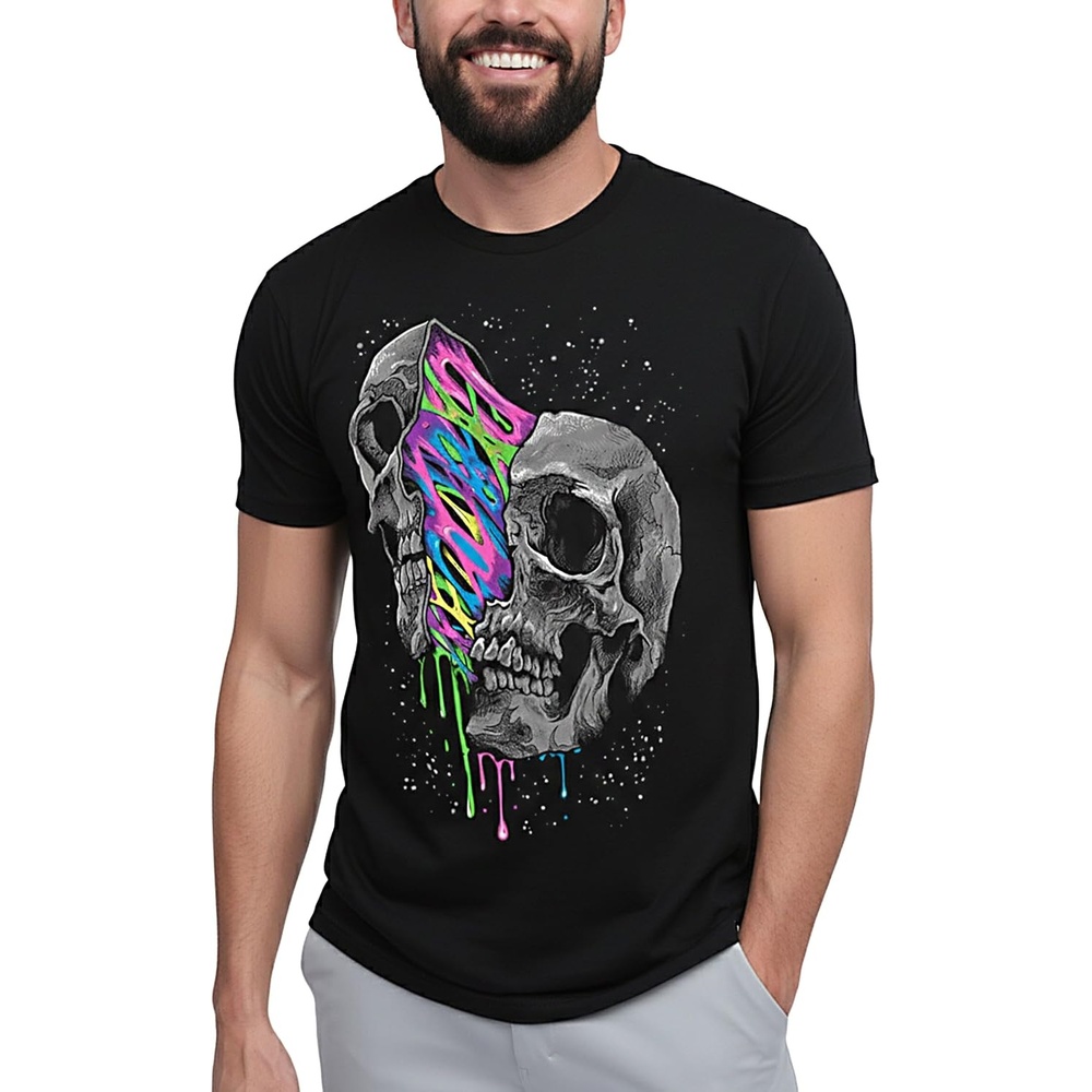 image:imageGraphic Tees for Men Cool Art Short Sleeve TShirts Soft Slim Fit S4XLNeon Divide