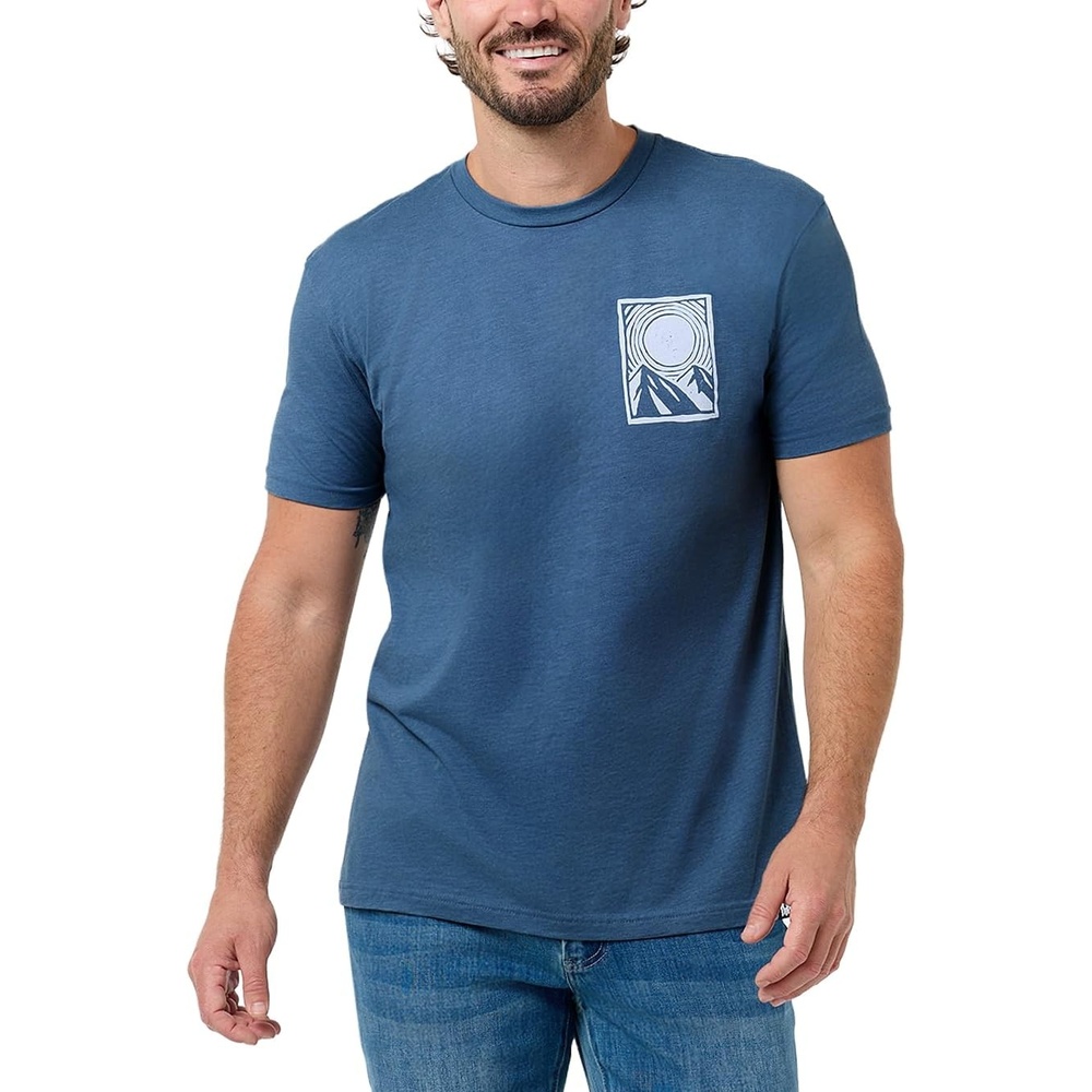 image:imageGraphic Tees for Men Cool Art Short Sleeve TShirts Soft Slim Fit S4XLSunrise Peaks