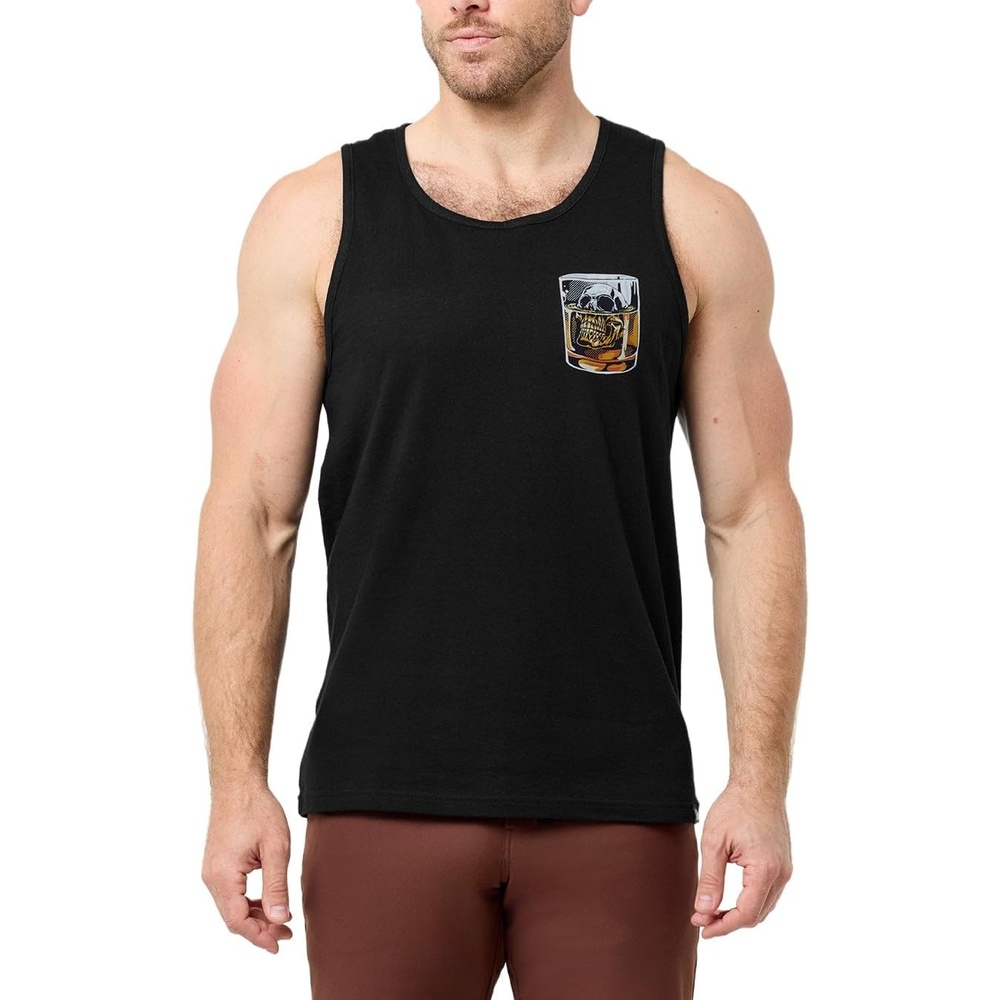 image:imageINTO THE AM Graphic Tank Tops for Men Cool Summer Beach Muscle Tanks S2XLDark Elixir
