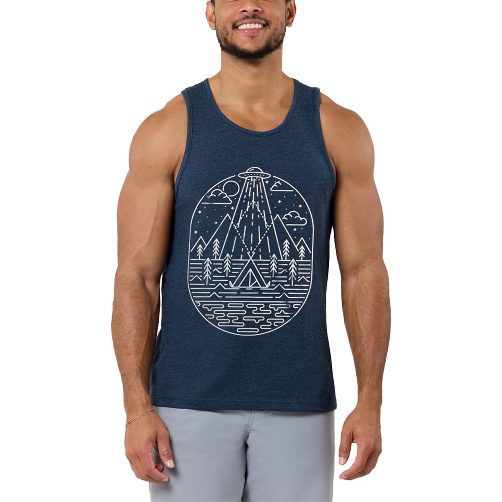 image:imageINTO THE AM Graphic Tank Tops for Men Cool Summer Beach Muscle Tanks S2XLOverseer
