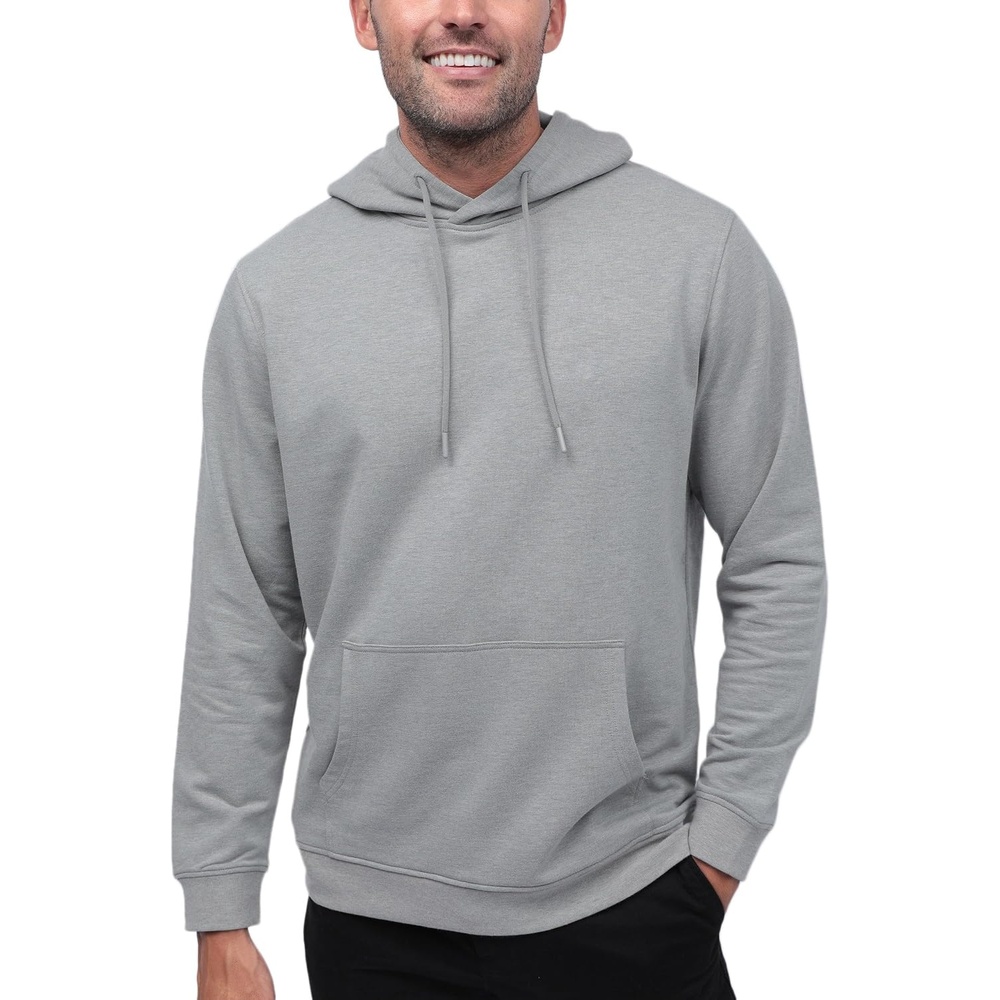 image:imagePullover Hoodie for Men Casual Cotton Blend Sweatshirt LightweightNonbranded Grey