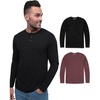 2 Pack - Black/Maroon - No-logo