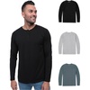 3 Pack - Black/Grey/Indigo - No-logo
