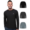 3-pack - Black/Charcoal/Indigo - Logo