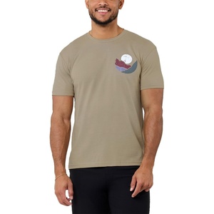 Graphic Tees for Men Cool Art Short Sleeve T-Shirts Soft Slim Fit S-4XL(Moonlit Valley)