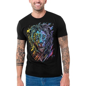 Graphic Tees for Men Cool Art Short Sleeve T-Shirts Soft Slim Fit S-4XL(Stellar Beast)