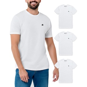 Mens T Shirts Soft Cotton Crew Neck Athletic Fit Casual Tees S-4XL(3-pack White/White/White)