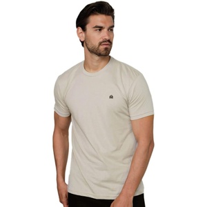 Mens T Shirts Soft Cotton Crew Neck Athletic Fit Casual Tees S-4XL(Ivory Heather)