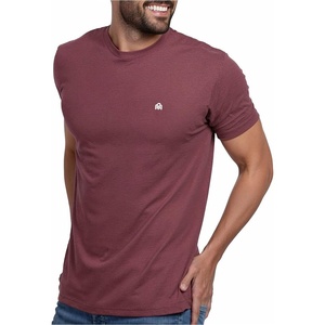 Mens T Shirts Soft Cotton Crew Neck Athletic Fit Casual Tees S-4XL(Maroon Heather)