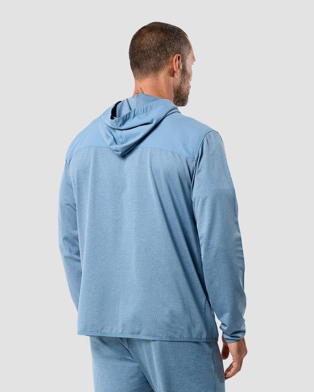 image:imageWindbreaker Jackets for Men Lightweight Athletic Shell Casual ZipNonbranded Dusty Blue