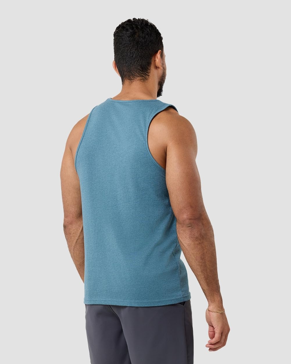 image:imageTank Tops for Men Soft Cotton Blend Sleeveless Muscle Tanks S2XLIndigo Nologo